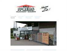 Tablet Screenshot of holz-spaeing.de